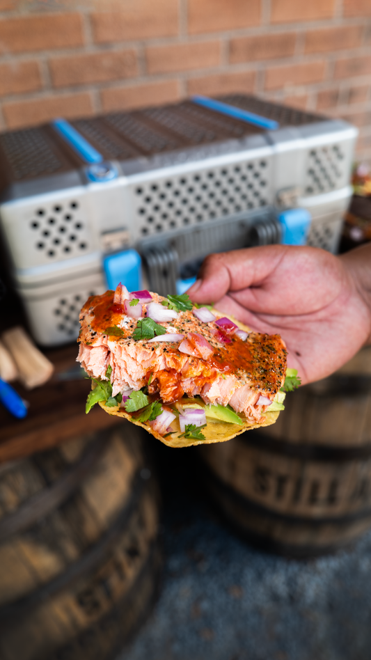 Smoked Salmon Tostadas