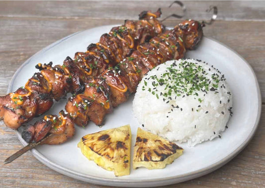 Grilled Huli Huli Chicken Skewers